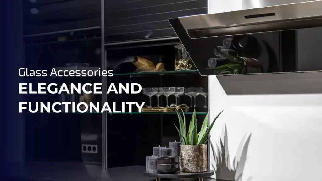 Glassware is an excellent way to bring subtle sophistication to your colorful kitchen