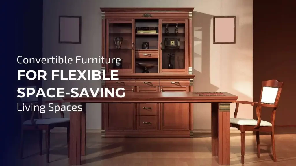 Modern convertible furniture showcasing versatile space-saving solutions for living spaces.