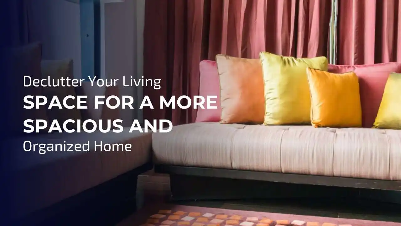 A tidy, organized living space showcasing the benefits of regular decluttering to maximize space.